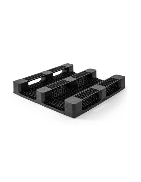 Palette plastique lourde 1140 x 1140 - Plateau ajouré - 3 semelles