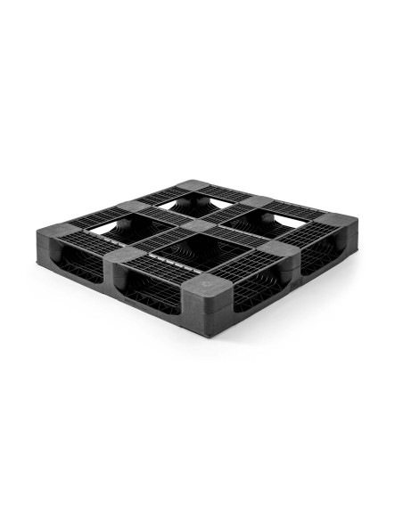 Palette plastique lourde 1140 x 1140 - Plateau plein - 6 semelles