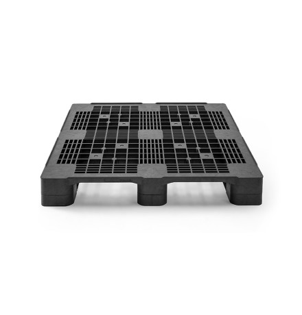 Palette plastique lourde 1200 x 1200 - Plateau ajouré - 3 semelles