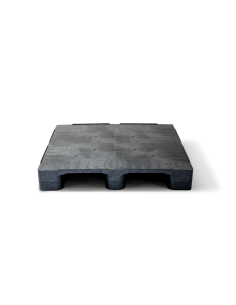 Palette plastique lourde 1200 x 1200 - Plateau fermé - 3 semelles