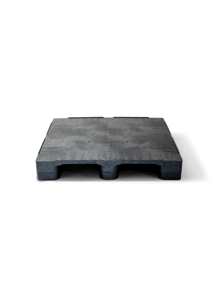 Palette plastique lourde 1200 x 1200 - Plateau fermé - 3 semelles