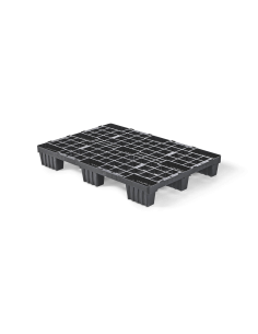 Palette plastique légère 1140 x 760 - Plateau ajouré - 9 pieds emboîtables