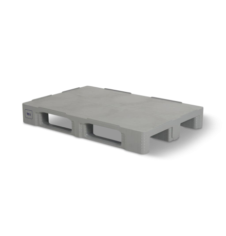 Palette alimentaire lourde 1200 x 1000 - Plateau plein - 3 semelles