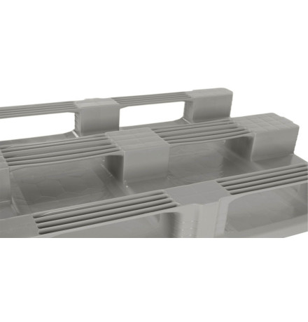 Palette alimentaire lourde 1200 x 1000 - Plateau plein - 3 semelles