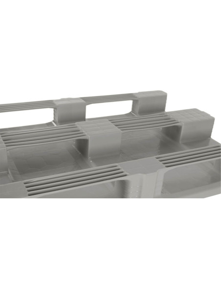 Palette alimentaire lourde 1200 x 1000 - Plateau plein - 3 semelles