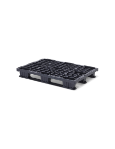 Palette plastique légère 1200 x 800 - Plateau ajouré - 3 semelles