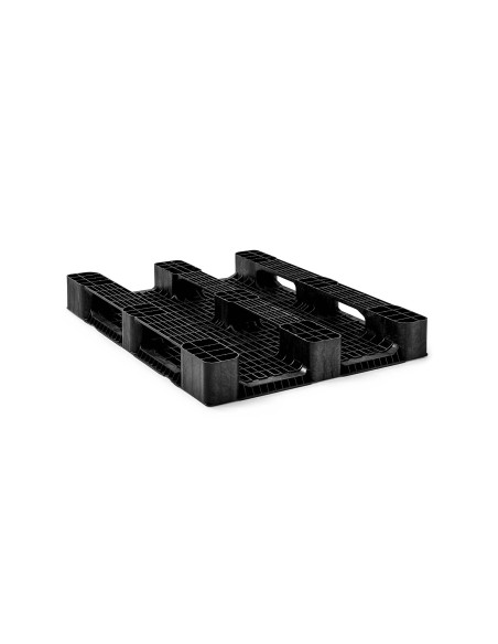 Palette plastique médium 1200 x 1000 - Plateau ajouré -  3 semelles