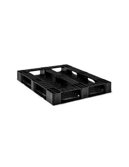Palette plastique médium 1200 x 1000 - Plateau ajouré - 5 semelles
