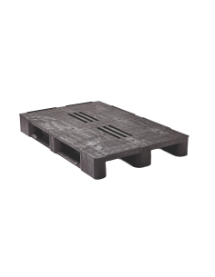Palette plastique médium 1200 x 800 - Plateau fermé - 3 semelles