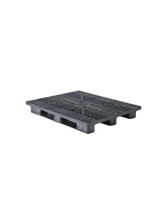 Palette plastique lourde 1300 x 1100 - Plateau ajouré - 3 semelles