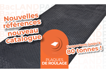 PLAQUES DE ROULAGE : NOUVELLES RÉFÉRENCES !