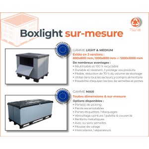 ​Découvrez nos Caisses-Palettes BOXLIGHT