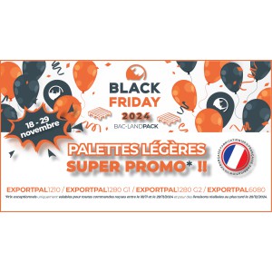 BLACK FRIDAY - SUPER PROMO SUR LES PALETTES LÉGÈRES