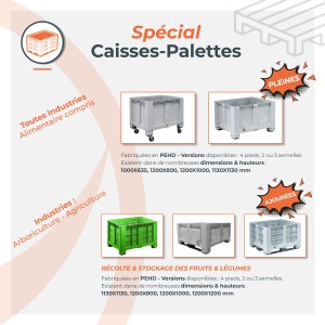 SPECIAL CAISSES-PALETTES