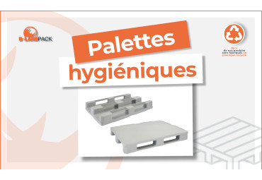 PALETTES HYGIÉNIQUES EN PEHD VIERGE